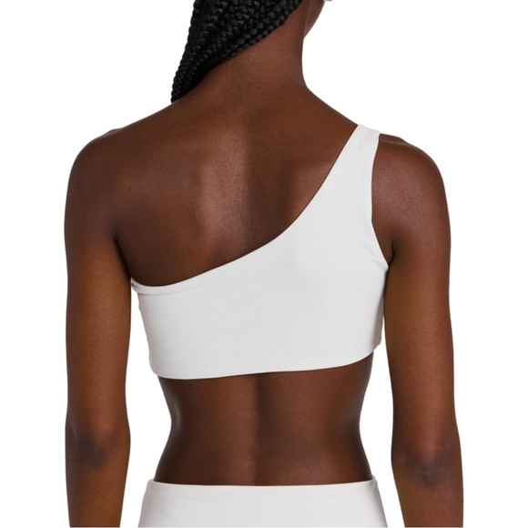 Oceanus White and Gold One-Shoulder Bikini Top NWOT - Picture 6 of 6